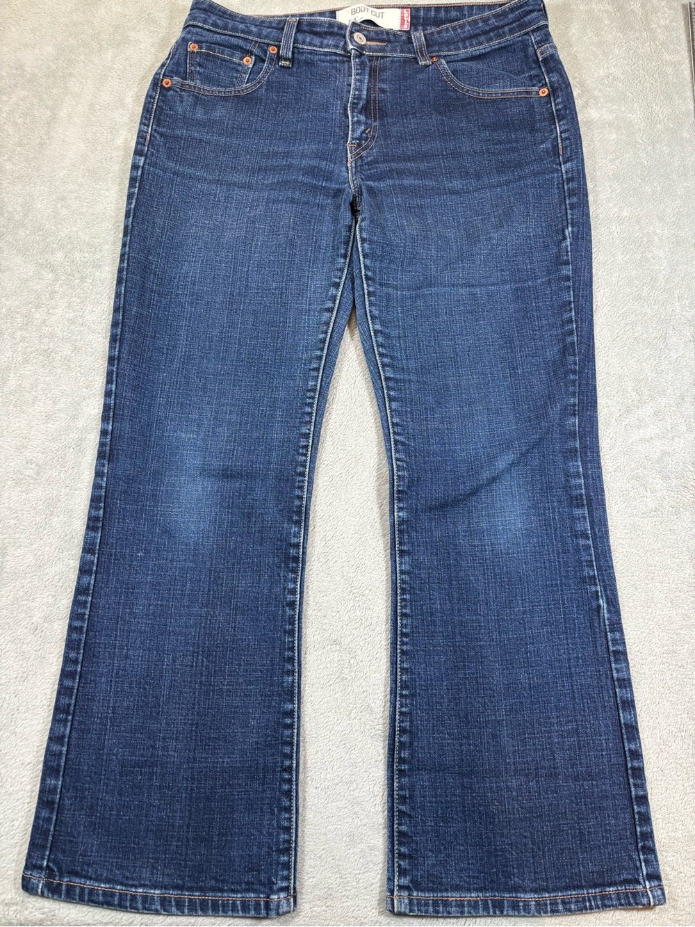 Levi's 515 Bootcut Jeans Dark Wash Denim Size 12M